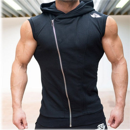 Bodybuilding Stringer Hoodies Sleeveless
